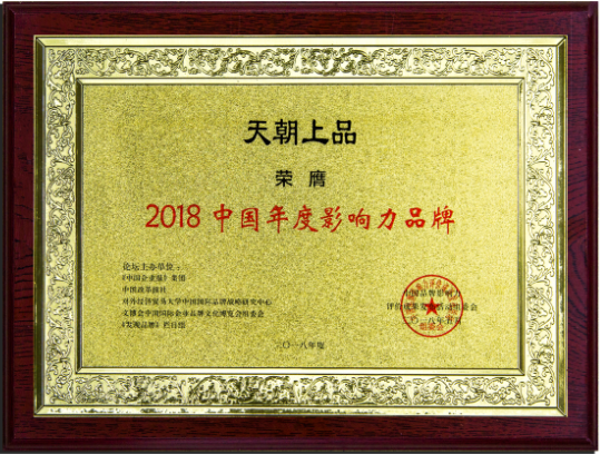 2018中国年度影响力品牌